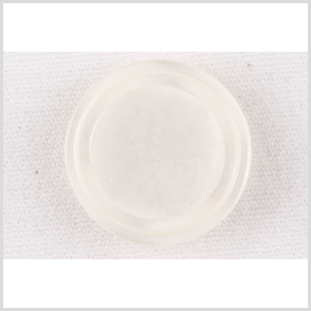 White Plastic Button - 40L/25mm