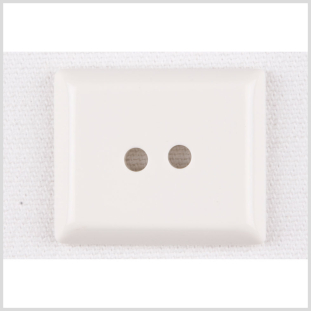 White Plastic Button - 44L/28mm