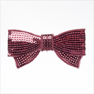Pink Sequined Bow