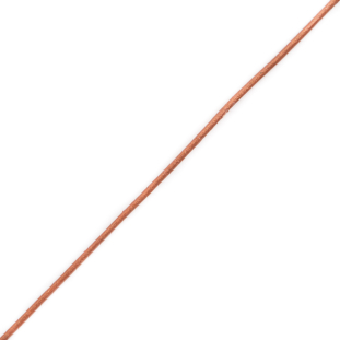 Metallic Copper Leather Cord