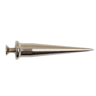 Nickel Thin Cone Spike with Screw - 2.125&quot;
