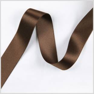 2.5 Brown Double Face French Satin Ribbon