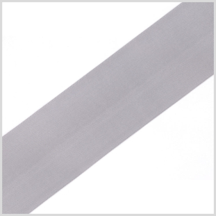 Gray Solid Grosgrain Ribbon