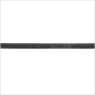 Dark Gray Stretch Velvet Ribbon - 0.25