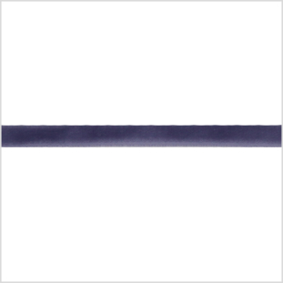 Purple Gray Single Face Velvet Ribbon - 0.125