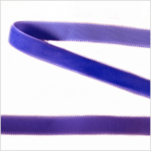 Purple Single Face Velvet Ribbon - 0.375