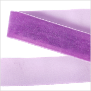 Violet Single Face Velvet Ribbon - 1.5