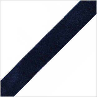 Navy Suede Ribbon - 0.75