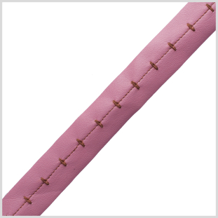 Italian Rose Sticthed Faux Leather Trim - 0.75