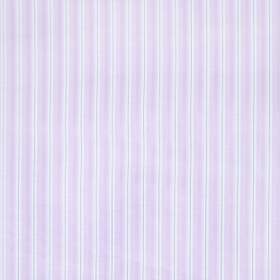 Lavender/White Striped Shirting