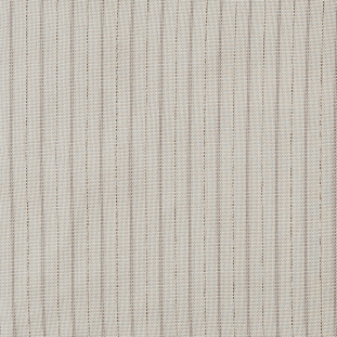 Donna Karan Beige Striped Linen-Rayon Woven