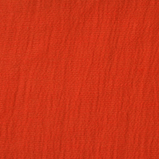 Strawberry Red Linen-Rayon Woven