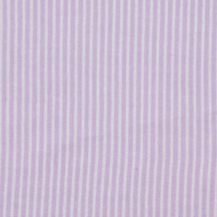 Soft Lavender and White Ribbed Viscose Jersey