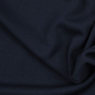 Navy Solid Poly Lightweight Knit