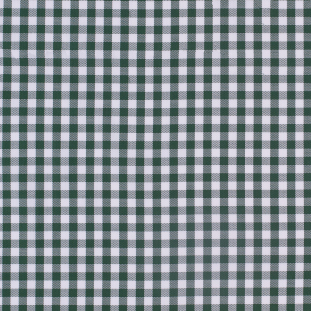 Forest Green Textured Gingham Cotton Shirting