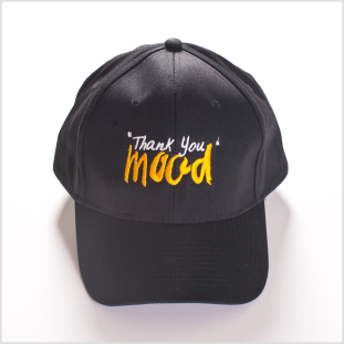 Black and Gold Thank you Mood Hats