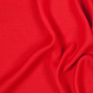 Red Lightweight Polyester Crepe