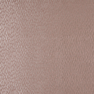 Taupe Small Leaves Poly Jacquard