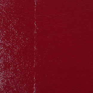 NYC Designer Rio Red Crinkled Patent Leather Vinyl