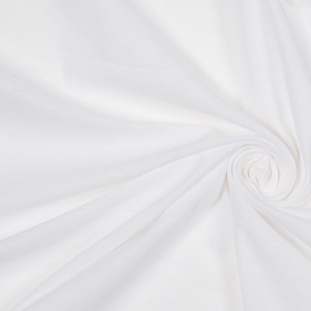 Famous Designer White Heathered Cotton Jersey