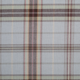 Beige and Brown Plaid Handwoven Cotton