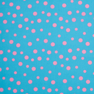 Cotton Candy Colored Polka Dotted Cotton Baby Print