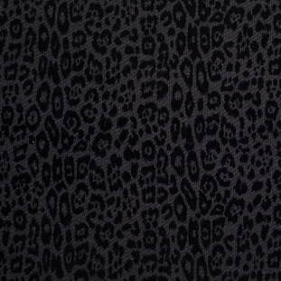 Pewter/Black Jaguar Printed Novelty Knit