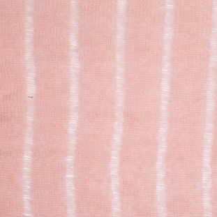 Seashell Pink Loosely Knit Wool-Mohair