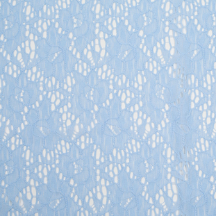 Periwinkle Floral Stretch Nylon Lace