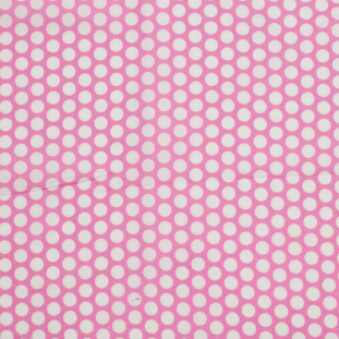 Pink Polka Dotted Cotton Voile