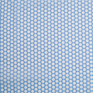 Little Boy Blue Polka Dotted Cotton Voile