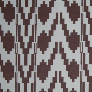 Mint Geometric Polyester Brocade