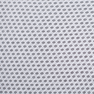 White Double Knit Honeycomb Mesh