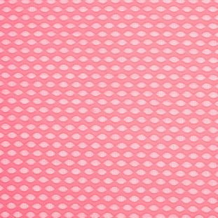 Neon Pink Knit Honeycomb Mesh