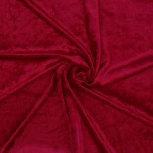 Red Polyester Velour