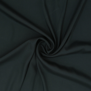 Forest Green Polyester Crepe de Chine