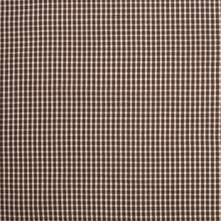 Tocca Chocolate Brown Cotton Gingham