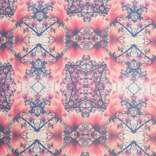 Floral Kaleidoscope Digitally Printed Polyester Chiffon