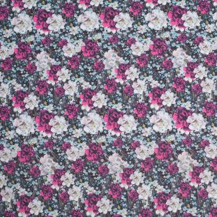 Field of Flowers Digitally Printed Stretch Neoprene/Scuba Knit