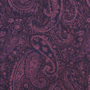 Pink/Purple Paisley Cotton Shirting