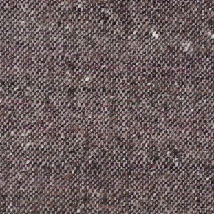 Burlywood/Green/Raspberry Blended Wool Tweed
