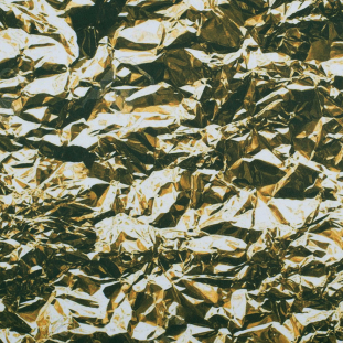 Gold Foil Digitally Printed Stretch Neoprene/Scuba Knit