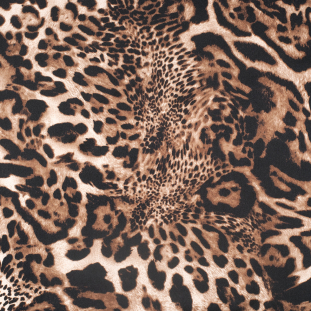 Bison Jaguar Printed Silk Charmeuse