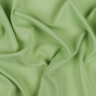 Forest Shade Green Stretch Polyester Georgette