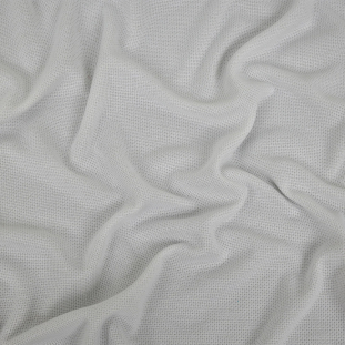 White Polyester Knit Pique
