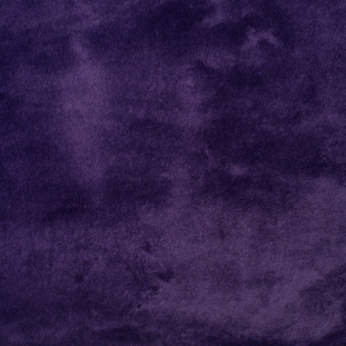 Gothic Grape Polyester Blended Faux Fur