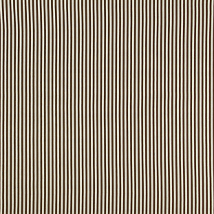 Aztec Brown/White Candy Striped Cotton Voile