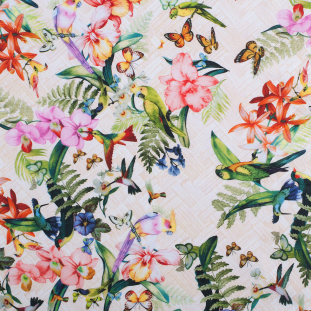 Tropical Digitally Printed Mercerized Cotton Woven