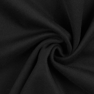 Burberry Black Blended Flannelled Wool Coating