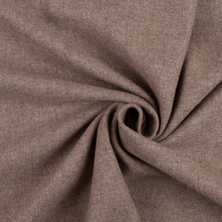 Speckled Pale Brown Wool Tweed